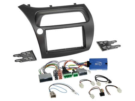 Monteringsramme 2-DIN Honda Civic i gruppen Billyd / Hva passer i min bil / Honda / Civic / Civic 2006-2011 hos BRL (700621130201)