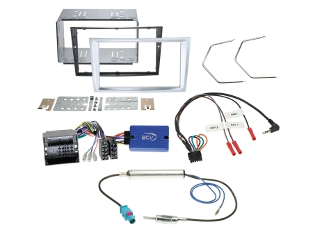 ACV Installasjonssett 2-DIN Opel matt krom i gruppen Billyd / Hva passer i min bil / Opel / Zafira / Zafira 2005- hos BRL (700621230244)