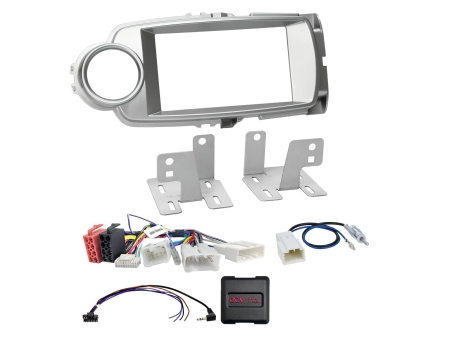 ACV Installasjonskit 2-DIN Toyota Yaris sølv i gruppen Billyd / Hva passer i min bil / Toyota / Yaris / Yaris 2011-2014 hos BRL (700621300251)