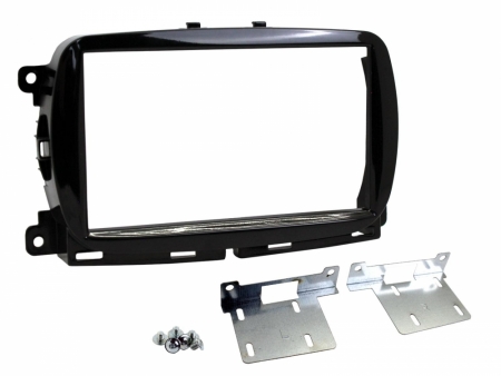 Monteringsram Dubbeldin Fiat 500 2015- svart i gruppen Billyd / Hva passer i min bil / Fiat / 500 hos BRL Electronics (701CT23FT31)