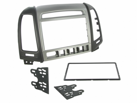 Monteringsram 2-din Hyundai Santa Fe 2011- Grå i gruppen Billyd / Hva passer i min bil / Hyundai / Santa Fe / Santa Fe 2012- hos BRL Electronics (701CT23HY27L)