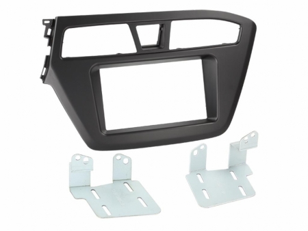 Monteringsram 2-din Hyundai i20 2014- Svart i gruppen Billyd / Hva passer i min bil / Hyundai / i20 / i20 2009-2014 hos BRL Electronics (701CT23HY42L)