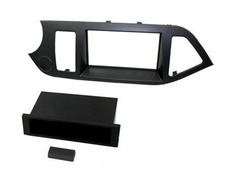Monteringsram Kia Picanto 2011> 1/2din i gruppen Billyd / Hva passer i min bil / Kia / Picanto / Picanto 2011-2017 hos BRL Electronics (701CT24KI21L)