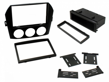 Monteringsram enkel & dubbel-DIN, Mazda MX-5 2006-2008 i gruppen Billyd / Hva passer i min bil / Mazda / Mazda MX5 / Mazda MX5 2006- (NC) hos BRL (701CT24MZ08)