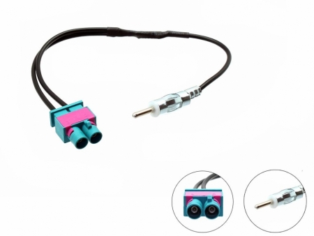 Antennadapter Dubbel-fakra - Din i gruppen Billyd / Hva passer i min bil / Seat / Ibiza / Ibiza 2009-2015 hos BRL Electronics (701CT27AA51)