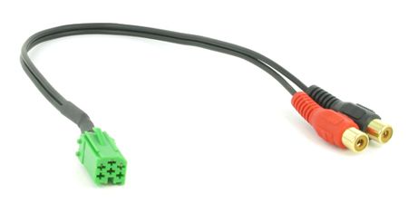 Renault Aux-kabel - till RCA, Aux-aktiverad i gruppen Billyd / Hva passer i min bil / Renault / Clio / Clio 2005-2009 hos BRL Electronics (701CT29RN01)