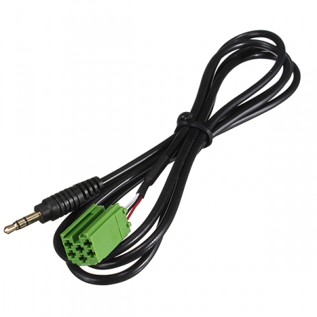 Renault Aux-kabel - 3.5mm-kontakt,  Mino-ISO 1m i gruppen Billyd / Hva passer i min bil / Renault / Clio / Clio 2005-2009 hos BRL Electronics (701CT29RN02)