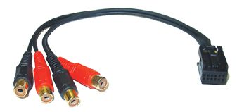 Volkswagen Aux in/out-kabel, original huvudenhet i gruppen Billyd / Hva passer i min bil  / Volkswagen / Transporter / Transporter T5.1 2010-2015 / Övrigt Transporter T5.1 2010-2015 hos BRL Electronics (701CT29VW02)