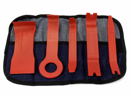 Demonteringsverktyg i 5 delar Röd i gruppen Billyd / Tilbehør / Monteringstilbehør hos BRL (701CT5065)