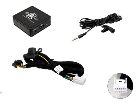 Blåtandsinterface Toyota, 6+6-stifts CD-växlarkontakt i gruppen Billyd / Hva passer i min bil / Toyota / Yaris / Yaris 2006-2011 hos BRL Electronics (701CTATYBT002)