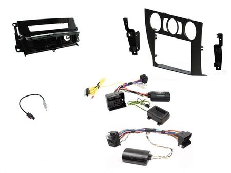 Installationskit BMW 3-Serie E90 06-14, Manuell A/C, Pianosvart i gruppen Billyd / Hva passer i min bil / BMW / BMW 3-serie / BMW E90/E91/E92/E93 2005-2011 / Bytte stereo BMW E90/E91/E92/E93 2005-2011 hos BRL (701CTKBM16)