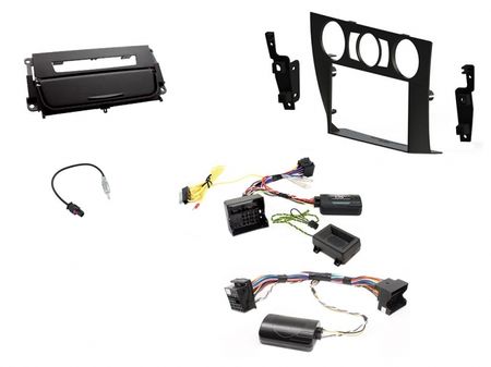 Installationskit BMW 3-Serie E90 06-14, Manuell A/C, Mattsvart i gruppen Billyd / Hva passer i min bil / BMW / BMW 3-serie / BMW E90/E91/E92/E93 2005-2011 / Bytte stereo BMW E90/E91/E92/E93 2005-2011 hos BRL (701CTKBM17)