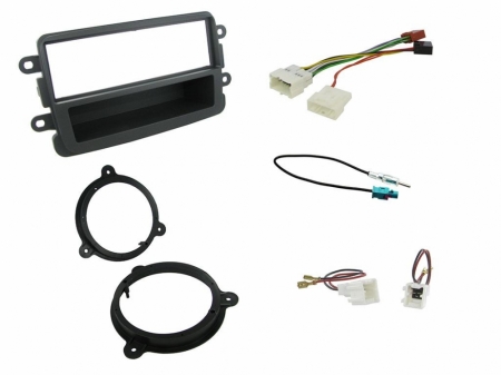 Installationskit Dacia Duster/Sandero 2012 > Enkel-din i gruppen Billyd / Hva passer i min bil / Dacia / Dacia Sandero / Dacia Sandero 2012-2021 hos BRL Electronics (701CTKDC02)