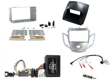 Installationskit Ford Fiesta 08-10, Silver, Grå i gruppen Billyd / Hva passer i min bil / Ford / Fiesta / Fiesta 2008-2012 hos BRL Electronics (701CTKFD01)