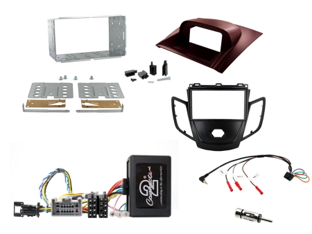Installationskit Ford Fiesta 08-10, Svart, Röd i gruppen Billyd / Hva passer i min bil / Ford / Fiesta / Fiesta 2008-2012 hos BRL Electronics (701CTKFD09)