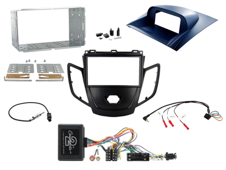 Installationskit Ford Fiesta 10-12, Svart, Blå i gruppen Billyd / Hva passer i min bil / Ford / Fiesta / Fiesta 2013-2017 hos BRL Electronics (701CTKFD17)