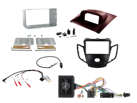 Installationskit Ford Fiesta 10-12, Svart, Röd i gruppen Billyd / Hva passer i min bil / Ford / Fiesta / Fiesta 2013-2017 hos BRL Electronics (701CTKFD18)