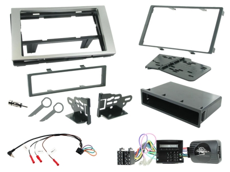 Installationskit Ford, Silver dubbel-din i gruppen Billyd / Hva passer i min bil / Ford / Transit Connect / Transit Connect 2002-2013 hos BRL Electronics (701CTKFD22)