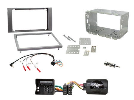 Installationskit Ford C-Max/Fiesta/Focus, Silver i gruppen Billyd / Hva passer i min bil / Ford / Focus / Focus 2011-2018 hos BRL Electronics (701CTKFD48)