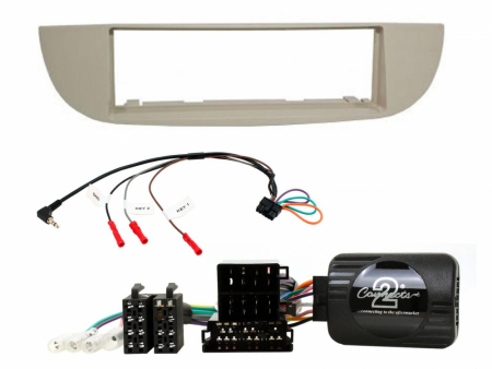 Installationskit 1-Din Fiat 500 2007 - 2015 Beige i gruppen Billyd / Hva passer i min bil / Fiat / 500 hos BRL Electronics (701CTKFT26)