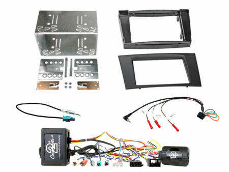 Installationskit för dubbeldin till Mercedes E-Klass/CLK i gruppen Billyd / Hva passer i min bil / Mercedes / E-klasse / E-klasse 2002-2009 W211 hos BRL Electronics (701CTKMB23)