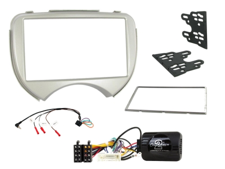 Installationskit Nissan Micra 2010> Silver i gruppen Billyd / Hva passer i min bil / Nissan / Micra / Micra K13 2010-2017 hos BRL Electronics (701CTKNS02)