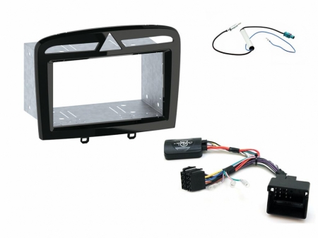 Installationskit Peugeot 308 07> Svart i gruppen Billyd / Hva passer i min bil  / Peugeot / Peugeot 308 / Peugeot 308 2007-2013 hos BRL Electronics (701CTKPE05)