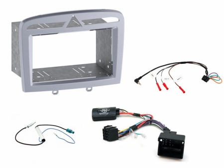 Installationskit Peugeot 308 06> Silver i gruppen Billyd / Hva passer i min bil  / Peugeot / Peugeot 308 / Peugeot 308 2007-2013 hos BRL Electronics (701CTKPE06)