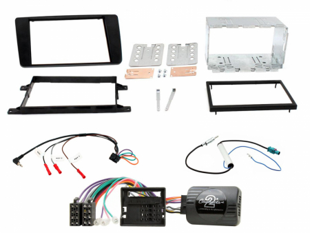 Installationskit Skoda Octavia 04-08, dubbel-din i gruppen Billyd / Hva passer i min bil  / Skoda / Skoda Octavia / Skoda Octavia 2004-2008 hos BRL Electronics (701CTKSK02)