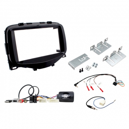 Installasjonskit Toyota Aygo 2014> Svart  i gruppen Billyd / Hva passer i min bil / Toyota / Aygo / Aygo 2014-2023 hos BRL Electronics (701CTKTY17)