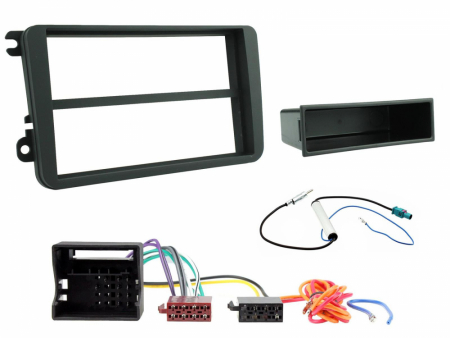 Installationskit Volkswagen Enkel-din (Ej Can-bus) i gruppen Billyd / Hva passer i min bil / Volkswagen / Golf / Golf Mk5 2004-2009 / Bytte stereo Golf Mk5 2004-2009 hos BRL (701CTKVW01ISO)
