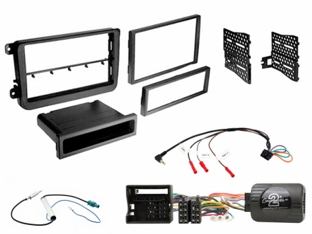 Installationskit Volkswagen Passat 06-08, dubbel-din i gruppen Billyd / Hva passer i min bil / Volkswagen / Passat / Passat B6 2005-2010 / Bytte stereo Passat B6 2005-2010 hos BRL Electronics (701CTKVW05)