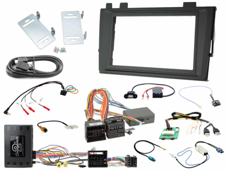Connects2 installasjonssett for VW T6.1 med E-Call, 2-DIN i gruppen Billyd / Hva passer i min bil / Volkswagen / Transporter / Transporter T6.1 2020-2024 / Bytte stereo Transporter T6.1 2020-2024 hos BRL Electronics (701CTKVW52)