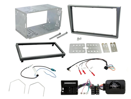 Installationskit Opel, Quadlock, Silver i gruppen Billyd / Hva passer i min bil  / Opel / Zafira / Zafira 2005- hos BRL Electronics (701CTKVX09)