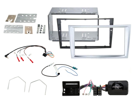 Installationskit Opel Astra/Corsa 04-10, Krom-metallic i gruppen Billyd / Hva passer i min bil / Opel / Corsa / Corsa 2011-2014 hos BRL Electronics (701CTKVX10)