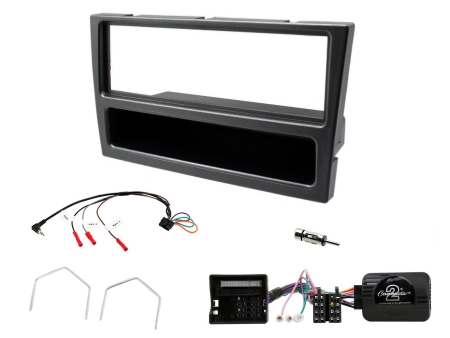 Installationskit Opel Astra 04-10, singel-din, blågrå i gruppen Billyd / Hva passer i min bil / Opel / Astra / Astra 2009-2015 hos BRL Electronics (701CTKVX23)