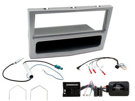 Installationskit Opel Astra 04-10, Krom-metallic, Singel-Din, CAN-Bus i gruppen Billyd / Hva passer i min bil / Opel / Astra / Astra 2009-2015 hos BRL Electronics (701CTKVX27)