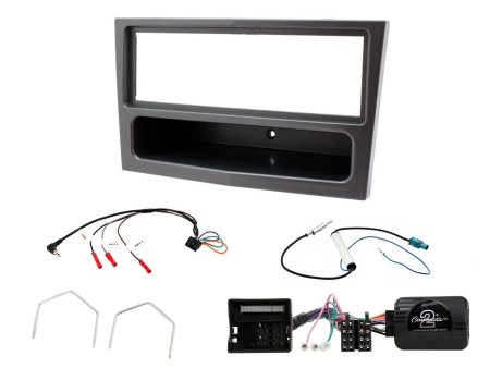 Installationskit Opel Astra 04-10, Antracit-metallic, Enkel-Din, CAN-Bus i gruppen Billyd / Hva passer i min bil / Opel / Astra / Astra 2009-2015 hos BRL Electronics (701CTKVX29)