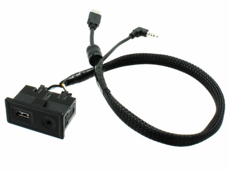 Connects2 Aux- och USB-adapter Volkswagen Golf7 i gruppen Billyd / Hva passer i min bil / Volkswagen / Golf / Golf Mk7 2013-2019 / Bytte stereo Golf Mk7 2013-2019 hos BRL Electronics (701CTVWUSB2)