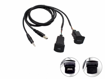 Connects2 Aux- och USB-adapter Volkswagen Polo 14> i gruppen Billyd / Hva passer i min bil / Volkswagen / Polo / Polo 2010-2017 hos BRL Electronics (701CTVWUSB3)