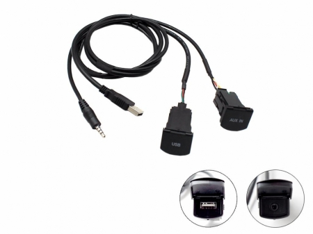 Connects2 Aux- och USB-adapter Volkswagen Polo 14> i gruppen Billyd / Hva passer i min bil  / Volkswagen / Polo / Polo 2010-2017 hos BRL Electronics (701CTVWUSB3)