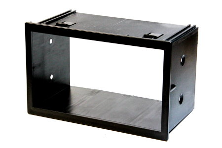Monteringsram dubbel-DIN, VW 1990-2009 i gruppen Billyd / Hva passer i min bil / Volkswagen / Transporter / Transporter T5 2003-2009 / Bytte stereo Transporter T5 2003-2009 hos BRL Electronics (70450768)