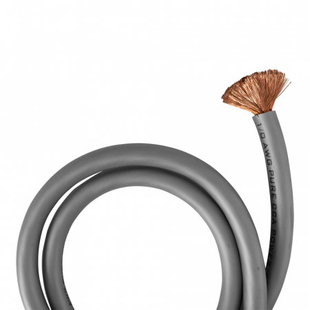 Auto-Connect 2 meter strømkabel CCA 50mm², grå i gruppen Billyd / Kabler / Strømkabel hos BRL Electronics (720CCA500G2M)
