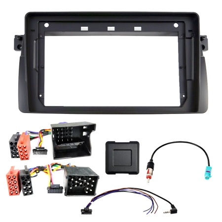 Auto-Connect installasjonssett for 9-tommers bilstereo, BMW 3-serie E46 1998-2007 i gruppen Billyd / Hva passer i min bil / BMW / BMW 3-serie / BMW E46 1999-2006 / Byta stereo BMW E46 1999-2006 hos BRL (720F9BM4)