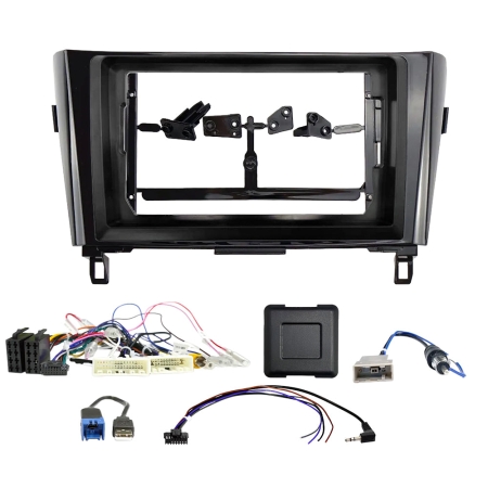 Auto-Connect monteringssett for 9/10.1-tommers bilstereo, Nissan Qashqai, X-Trail og Rogue i gruppen Billyd / Hva passer i min bil / Nissan / Qashqai / Qashqai 2013-2021 hos BRL (720F9NS1)
