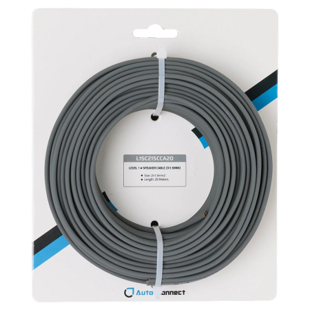 Auto-Connect CCA-høyttalerkabel 2x1,5 mm², 20 meter i gruppen Billyd / Kabler / Høyttalerkabel hos BRL (720L1SC215CCA20)