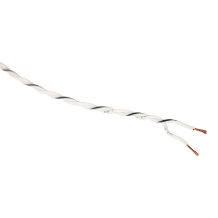 Auto-Connect tvinnet OFC-høyttalerkabel 2x0.5 mm², hvit, løpemeter i gruppen Billyd / Kabler / Høyttalerkabel hos BRL (720L2SCT205IWH)
