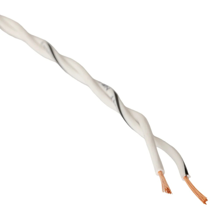 Auto-Connect tvinnet høyttalerkabel 2x0.8mm² hvit, pris per meter i gruppen Billyd / Kabler / Høyttalerkabel hos BRL (720L2SCT208IWH)