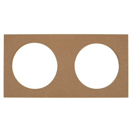 MDF-monteringplate, 2x6.5 tommer i gruppen Billyd / Tilbehør / Byggematerialer / MDF-ringer hos BRL Electronics (720MDFPLATE65)