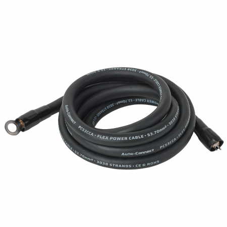 Auto-Connect 2.5 meter strømkabel CCA 53.7mm², svart i gruppen Billyd / Kabler / Strømkabel hos BRL Electronics (720PCT53CCA25B)